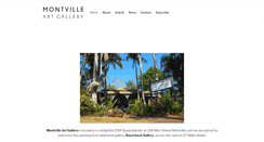 Desktop Screenshot of montvilleartgallery.com.au