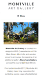 Mobile Screenshot of montvilleartgallery.com.au